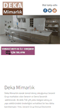 Mobile Screenshot of dekamimarlik.com